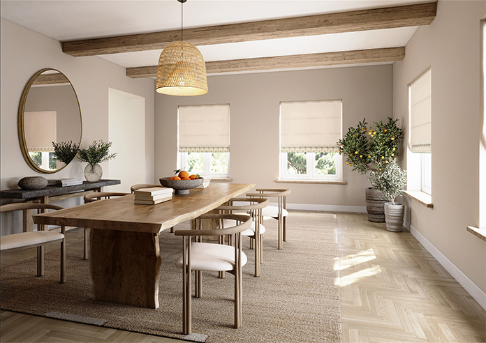Petal & Block Paisley Mist, Neem - Twist&Fit Roman Blind - Image 7